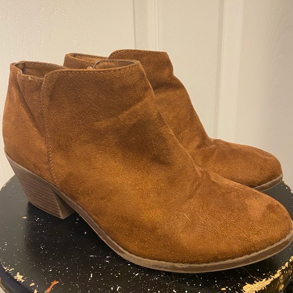 Brown Soda Ankle Booties - Picture 2 of 2